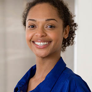 Female plumber contractor